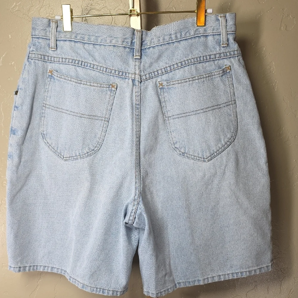 High Sierra Vintage Jorts 90s Denim Baggy Shorts High Waist 100% Cotton